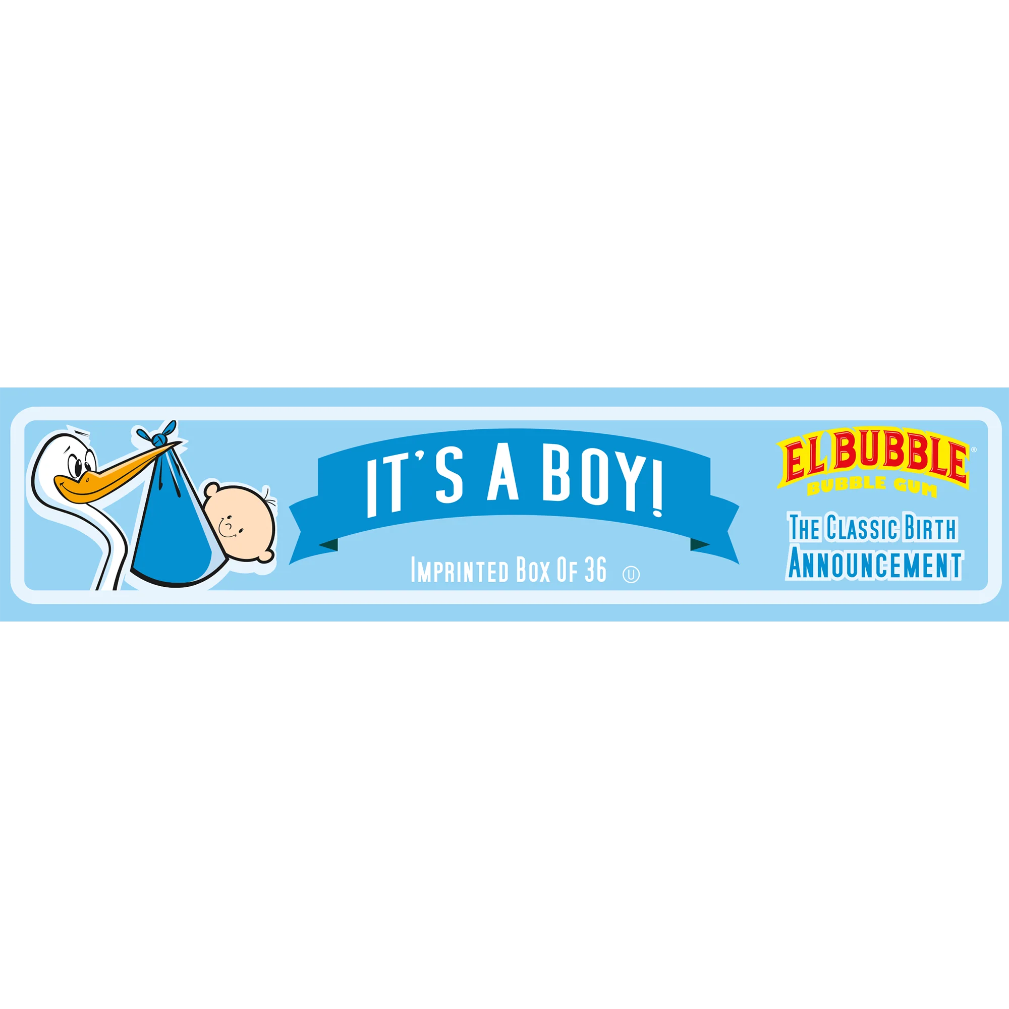 It's a Boy Bubble Gum Cigar Box (25.2 oz. \/ 36 ct. Box)