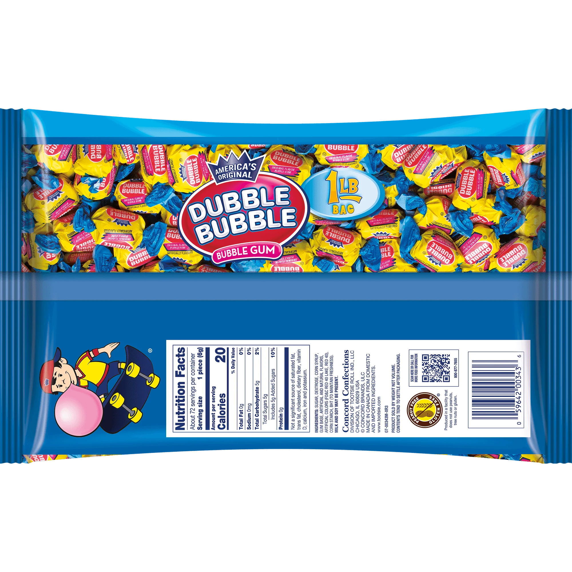 Dubble Bubble Original Twist (1 lb. Bag)