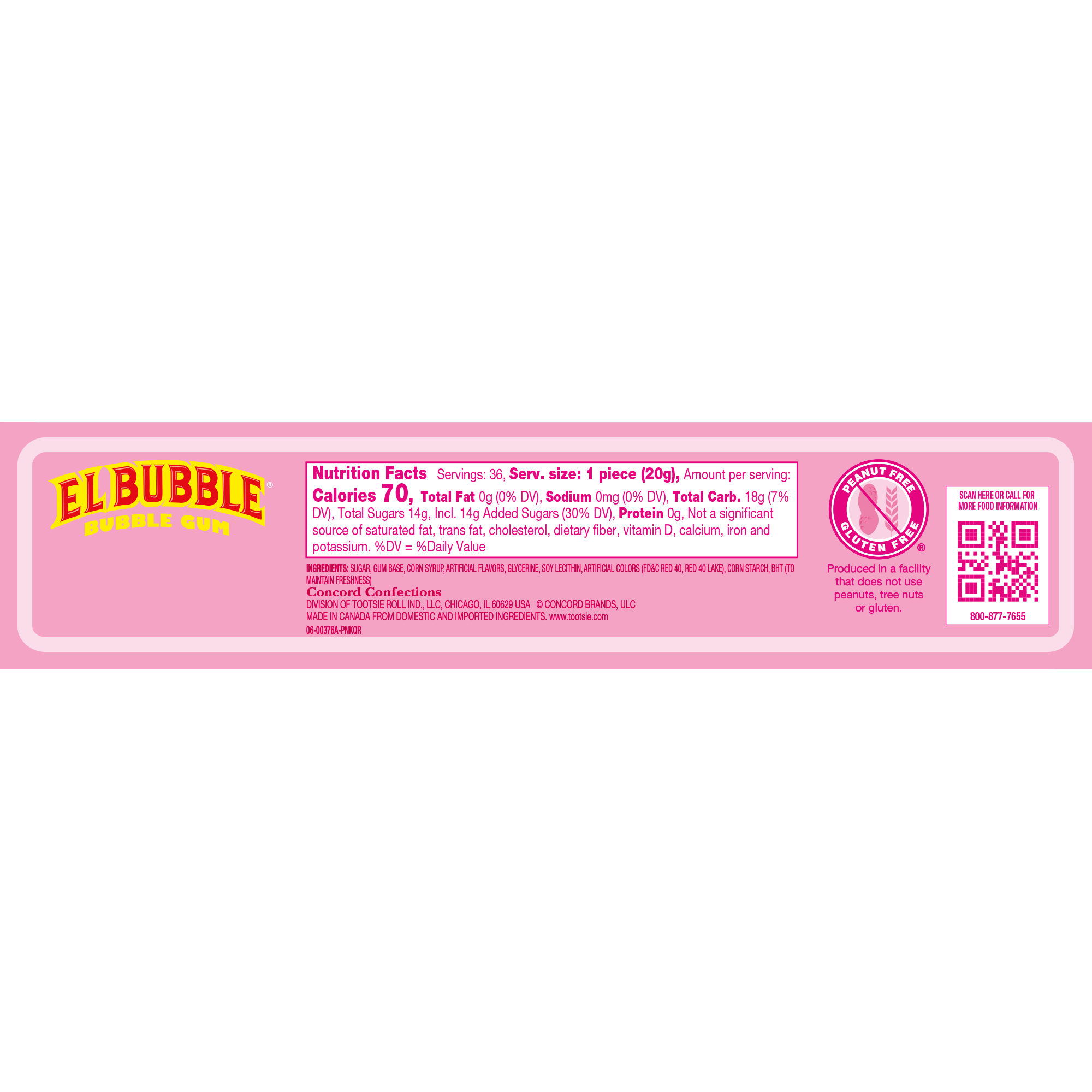 It's a Girl Bubble Gum Cigar Box (25.2 oz. \/ 36 ct. Box)