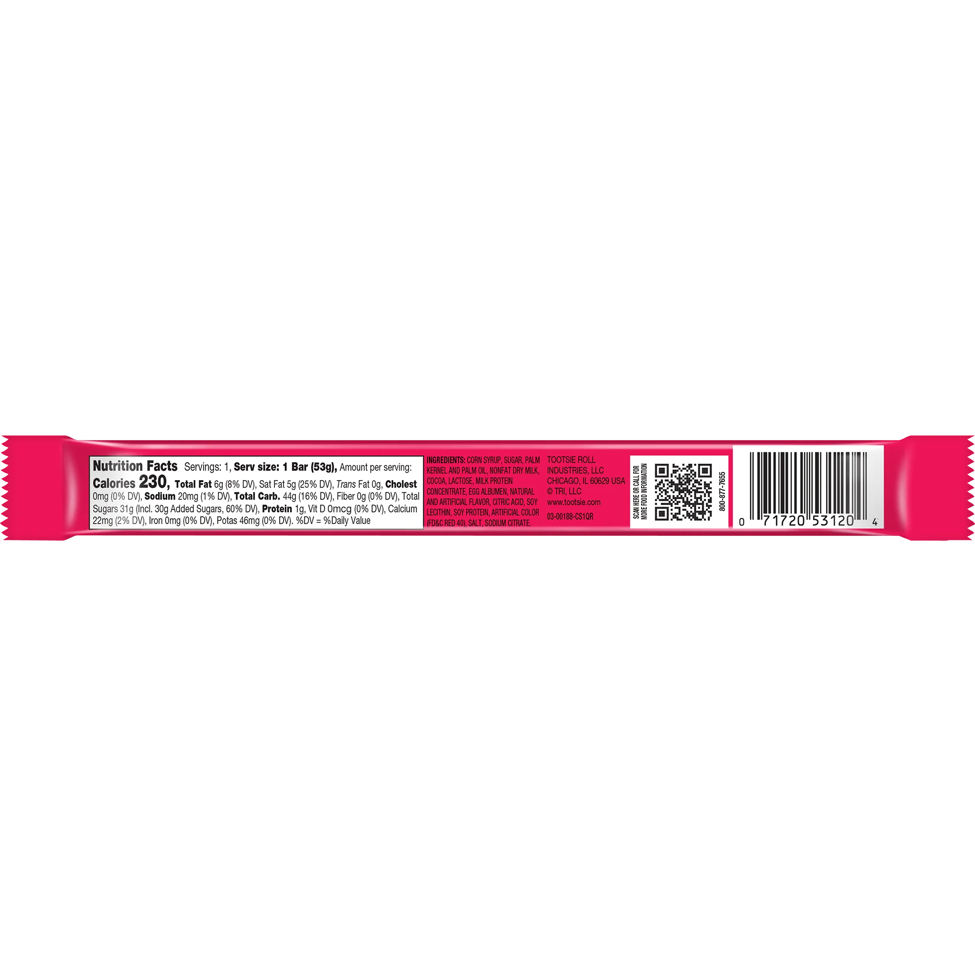 Charleston Chew Strawberry Bar (1.88 oz. Bar)