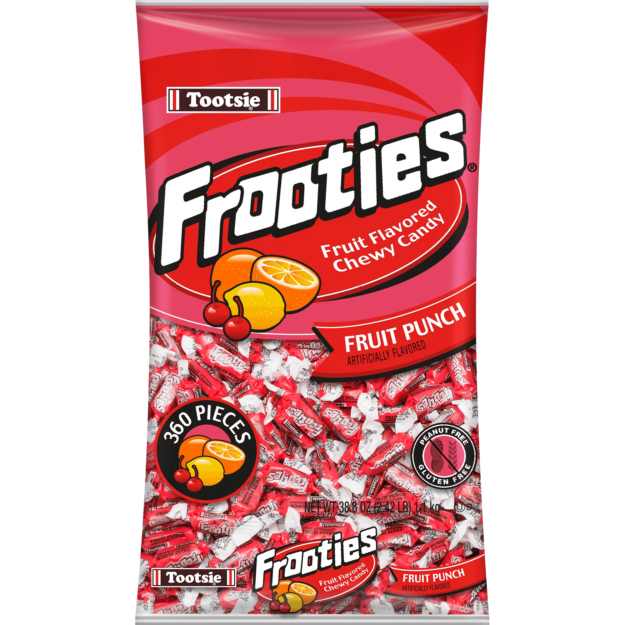 Frooties Fruit Punch Chewy Candy (38.8 oz. \/ 360 ct. Bag)