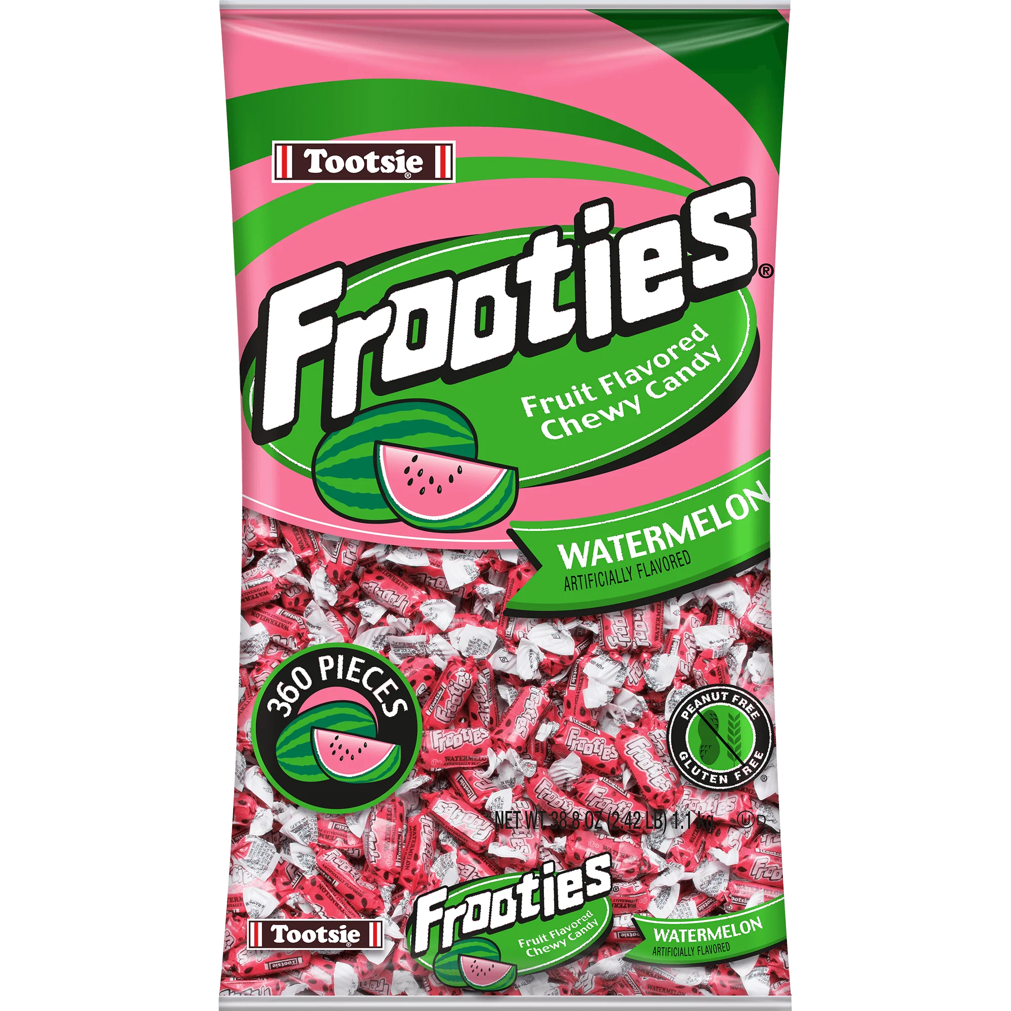Frooties Watermelon Chewy Candy (38.8 oz. \/ 360 ct. Bag)