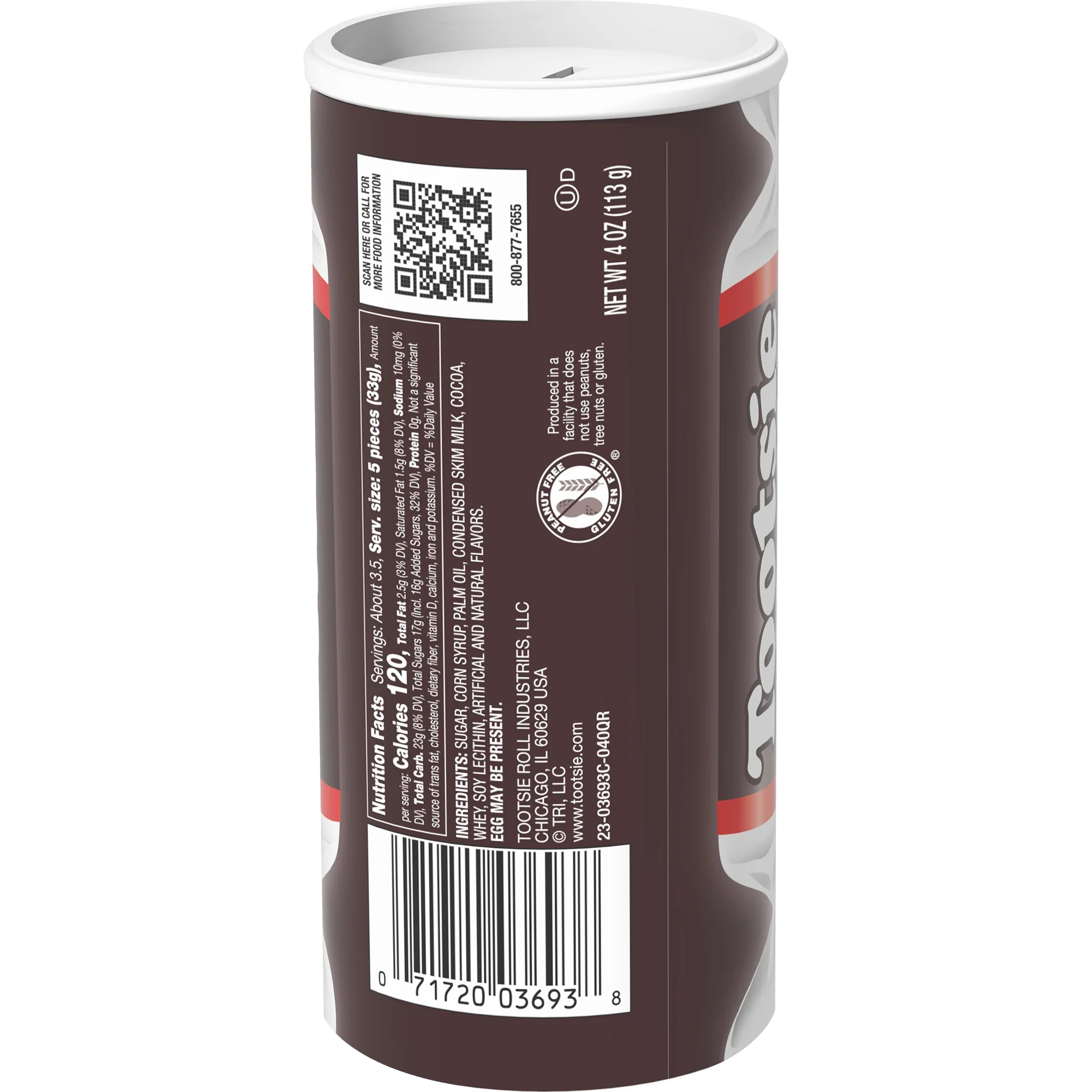 Tootsie Roll Bank Filled with Midgees (4 oz. Bank)