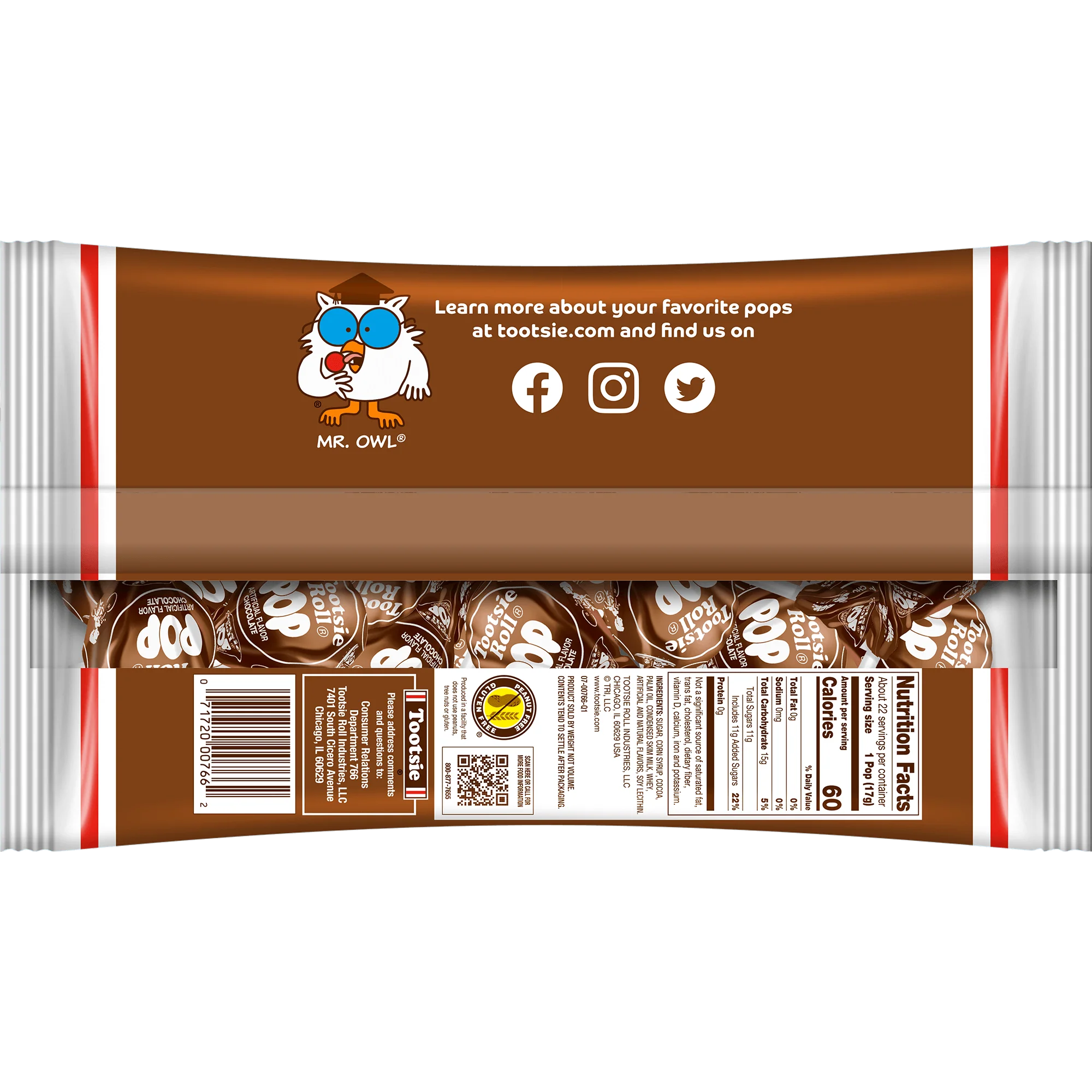 Tootsie Pops Chocolate Flavor (13.2 oz. \/ 22 ct. Bag)