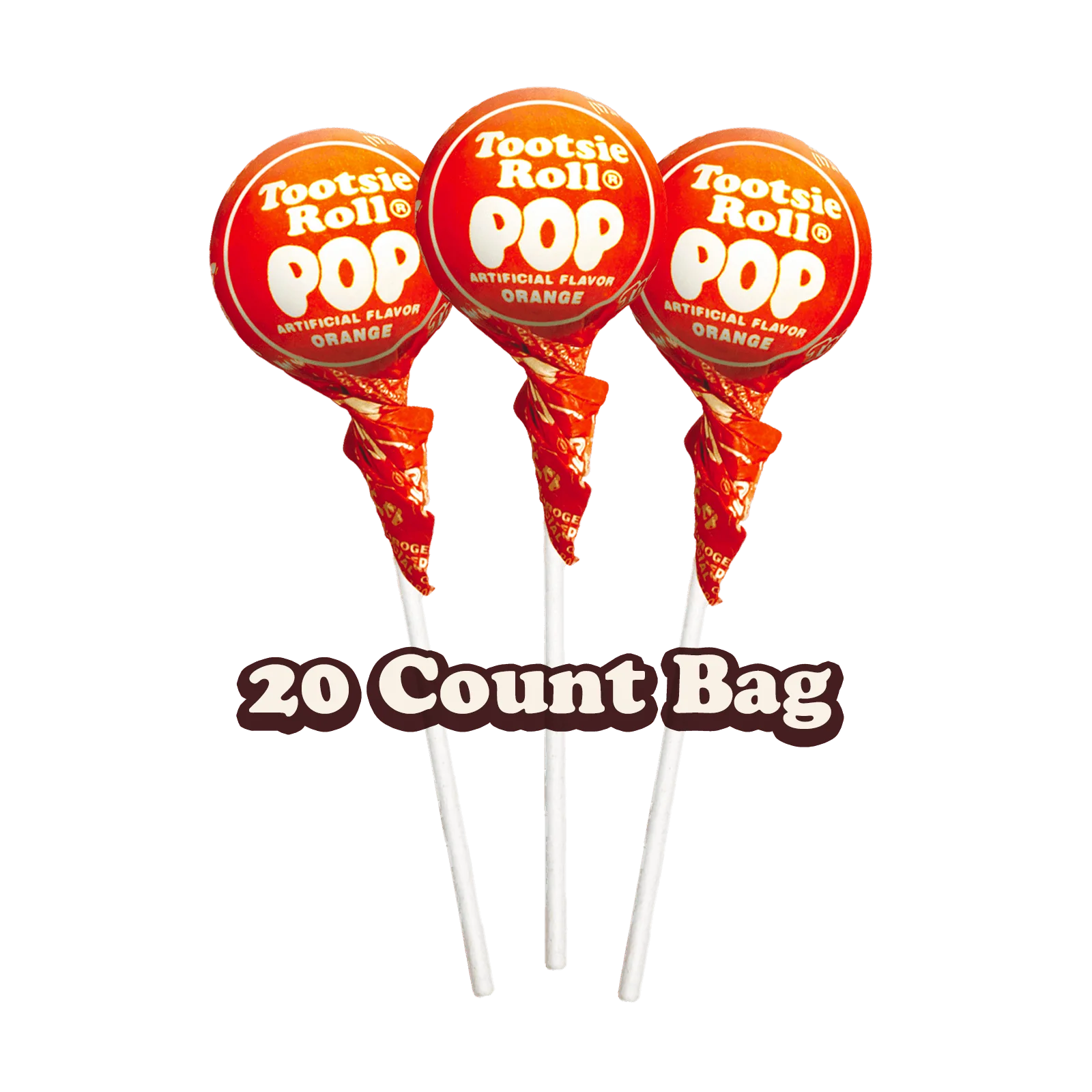 Tootsie Pops Orange Flavor (12 oz. \/ 20 ct. Bag)