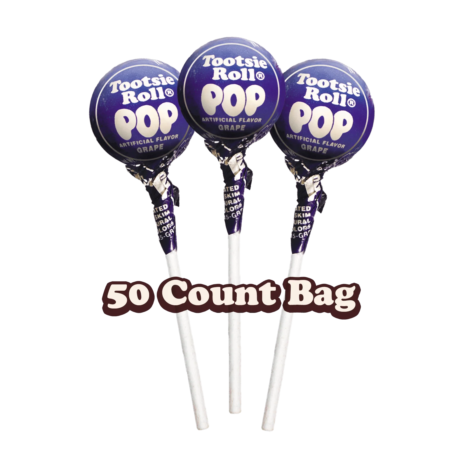 Tootsie Pops Grape Flavor (30 oz. \/ 50 ct. Bag)