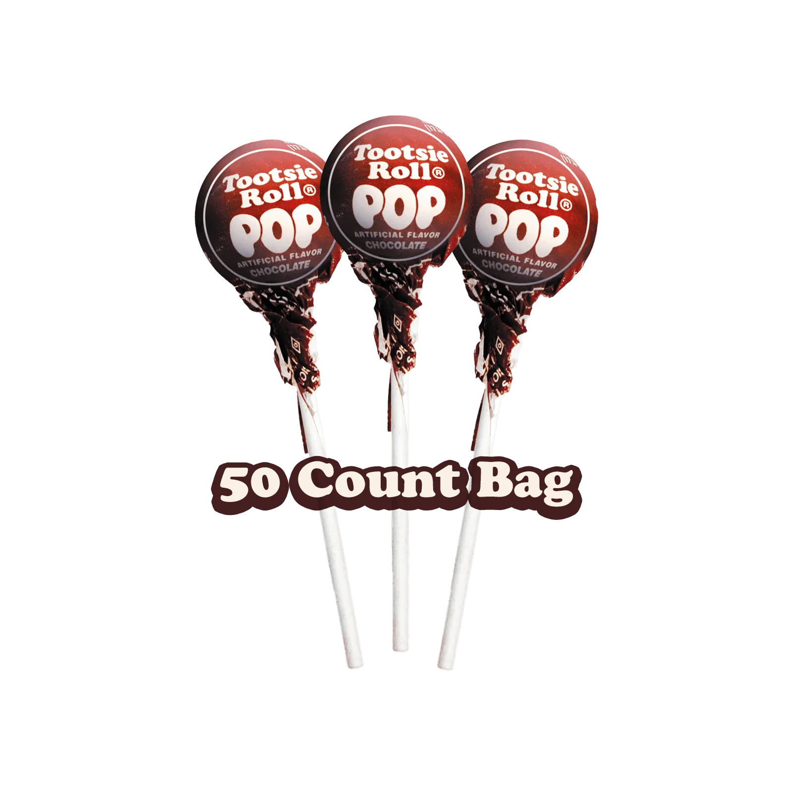 Tootsie Pops Chocolate Flavor (30 oz. \/ 50 ct. Bag)