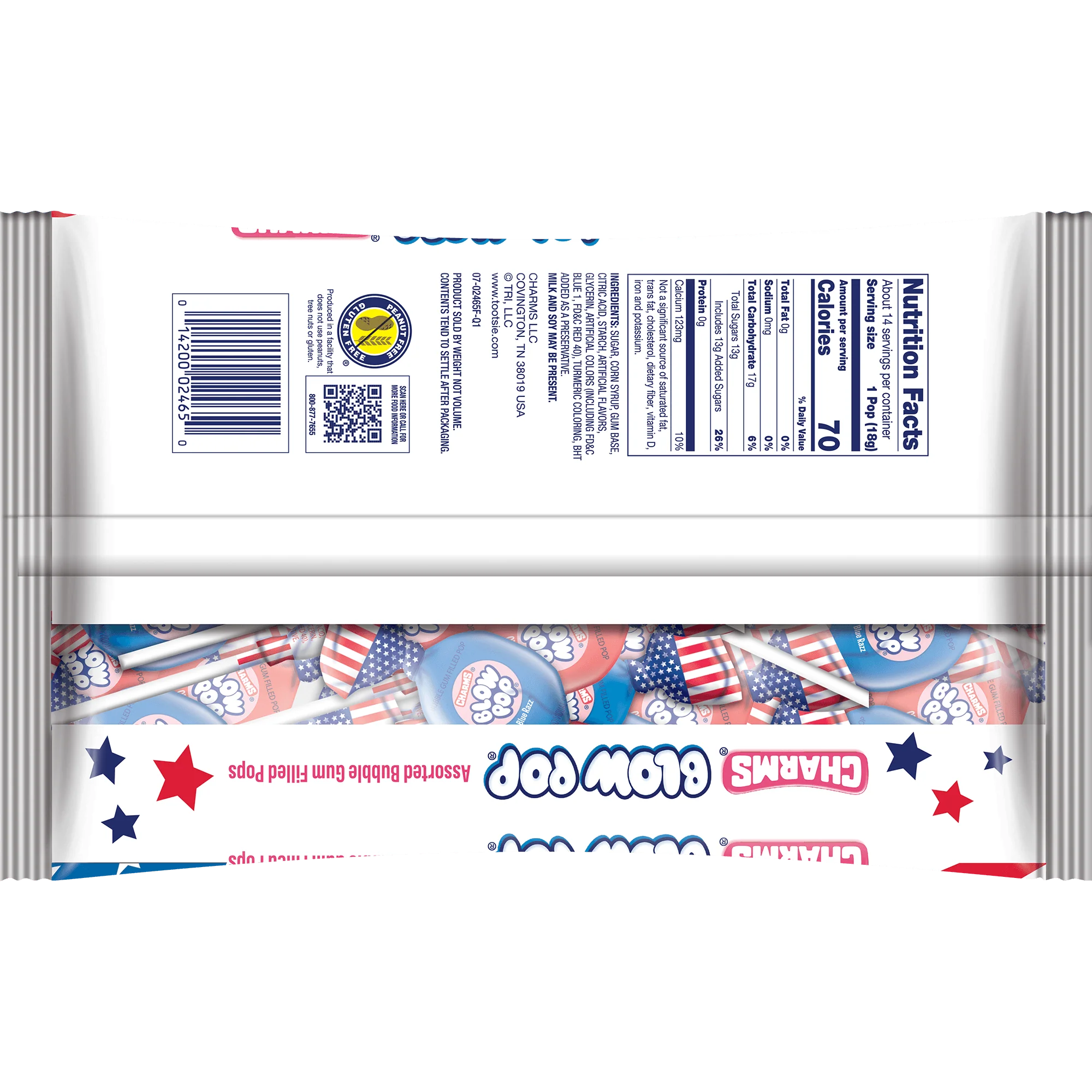 Charms Blow Pop USA Flag (9.1 oz. Bag)