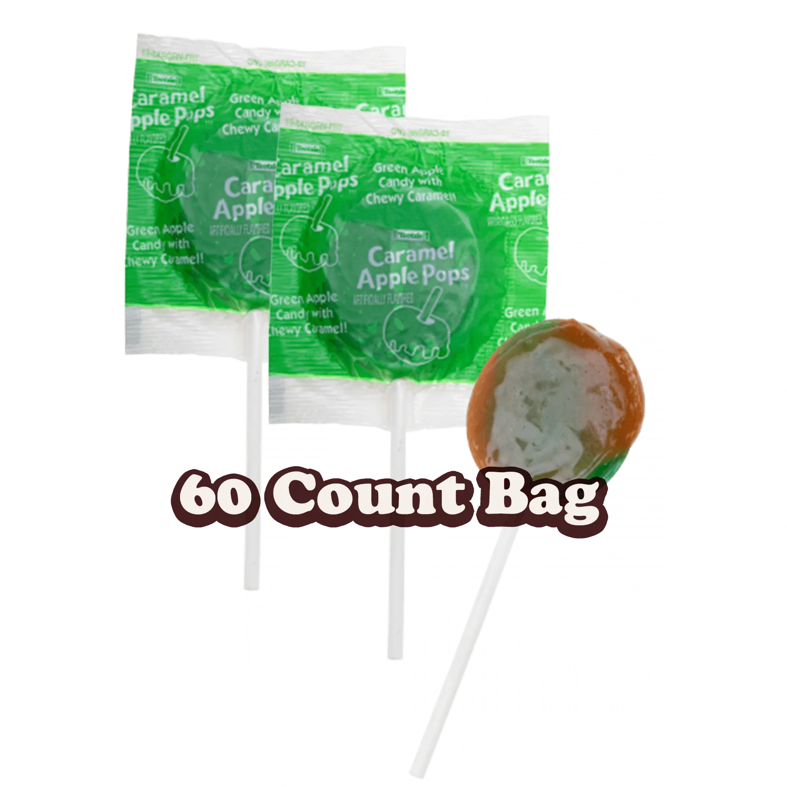 Caramel Apple Orchard Green Apple Pops (60 ct. Bag)