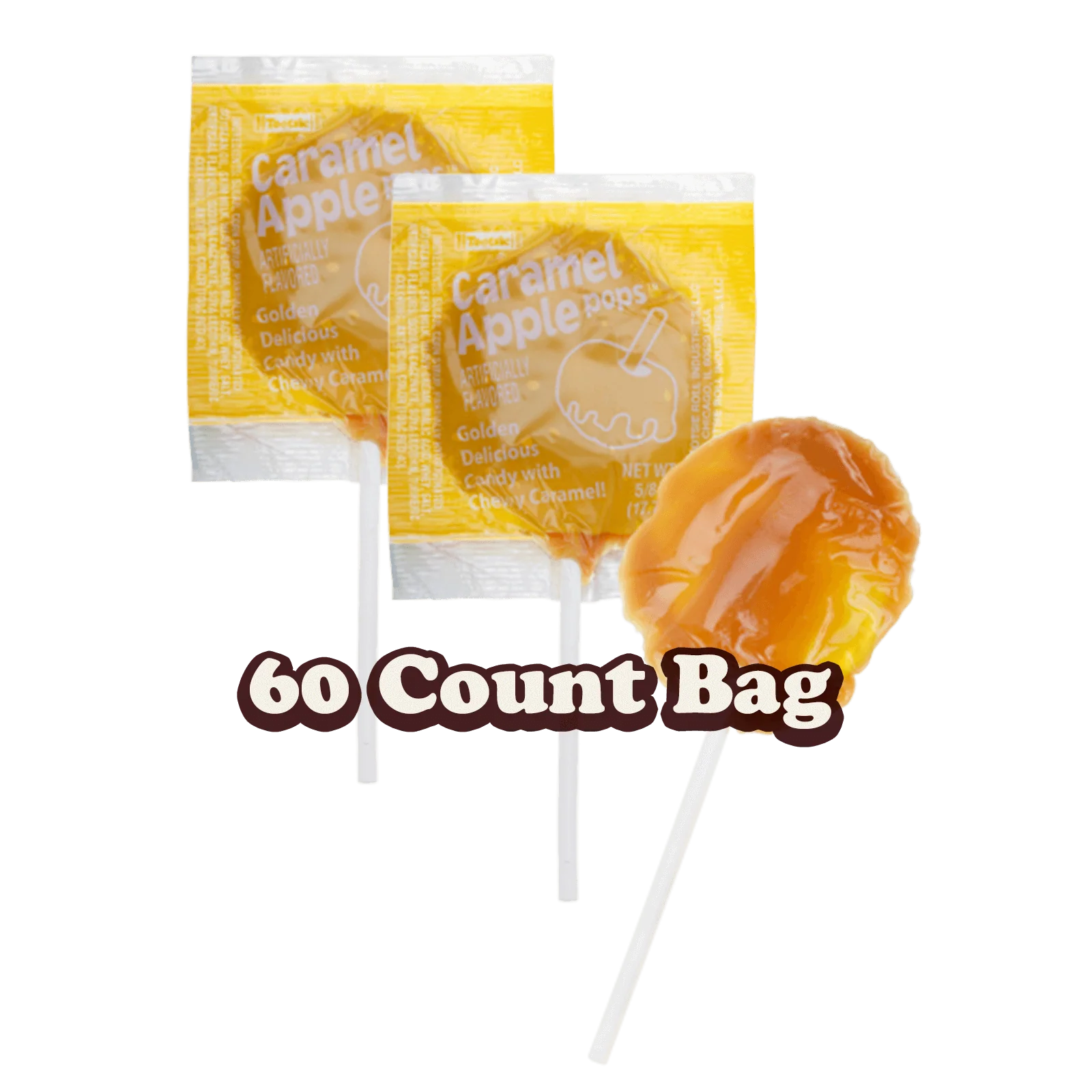 Caramel Apple Orchard Golden Delicious Pops (60 ct. Bag)