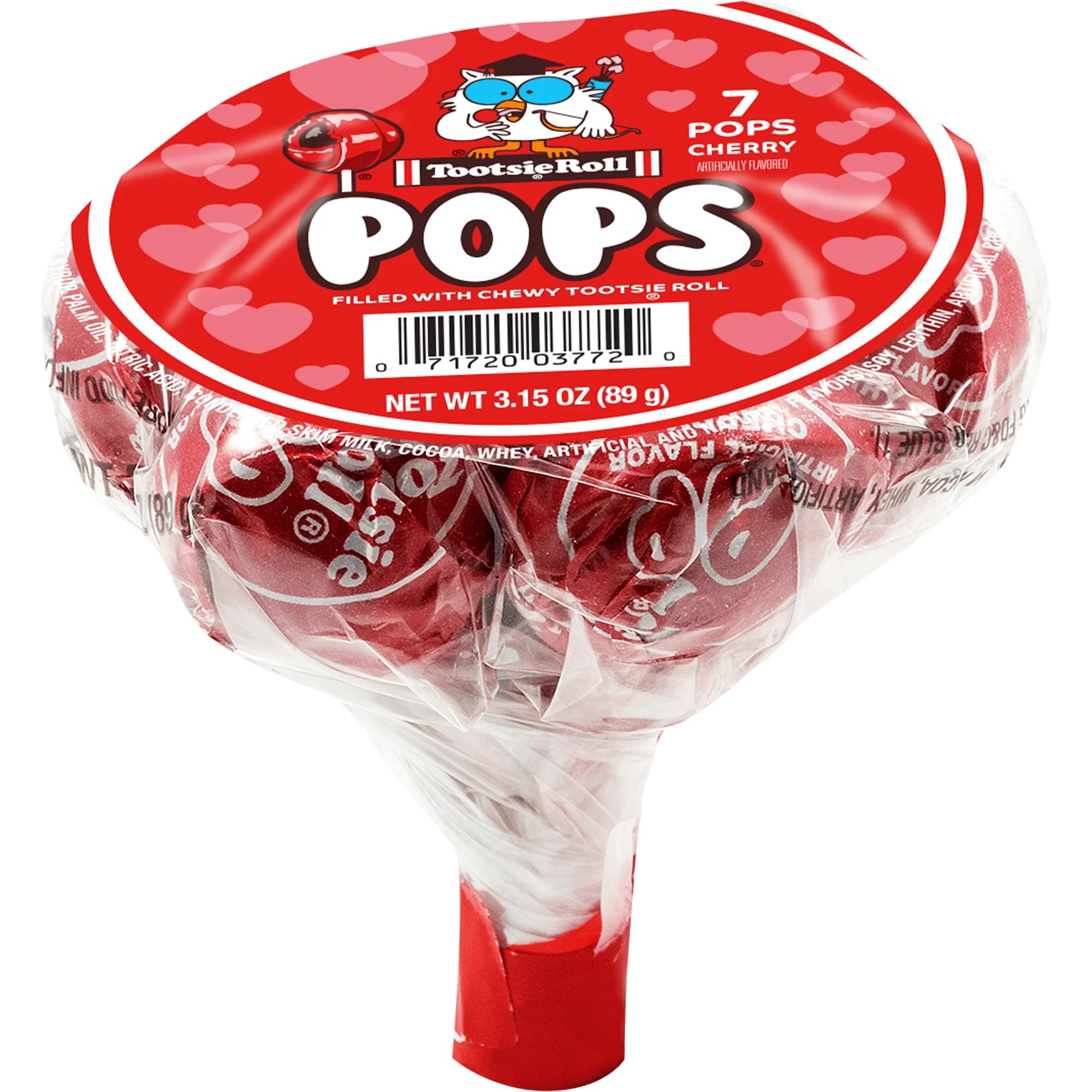 Tootsie Valentine Bunch Pops with Cards (7 ct. Bunch)