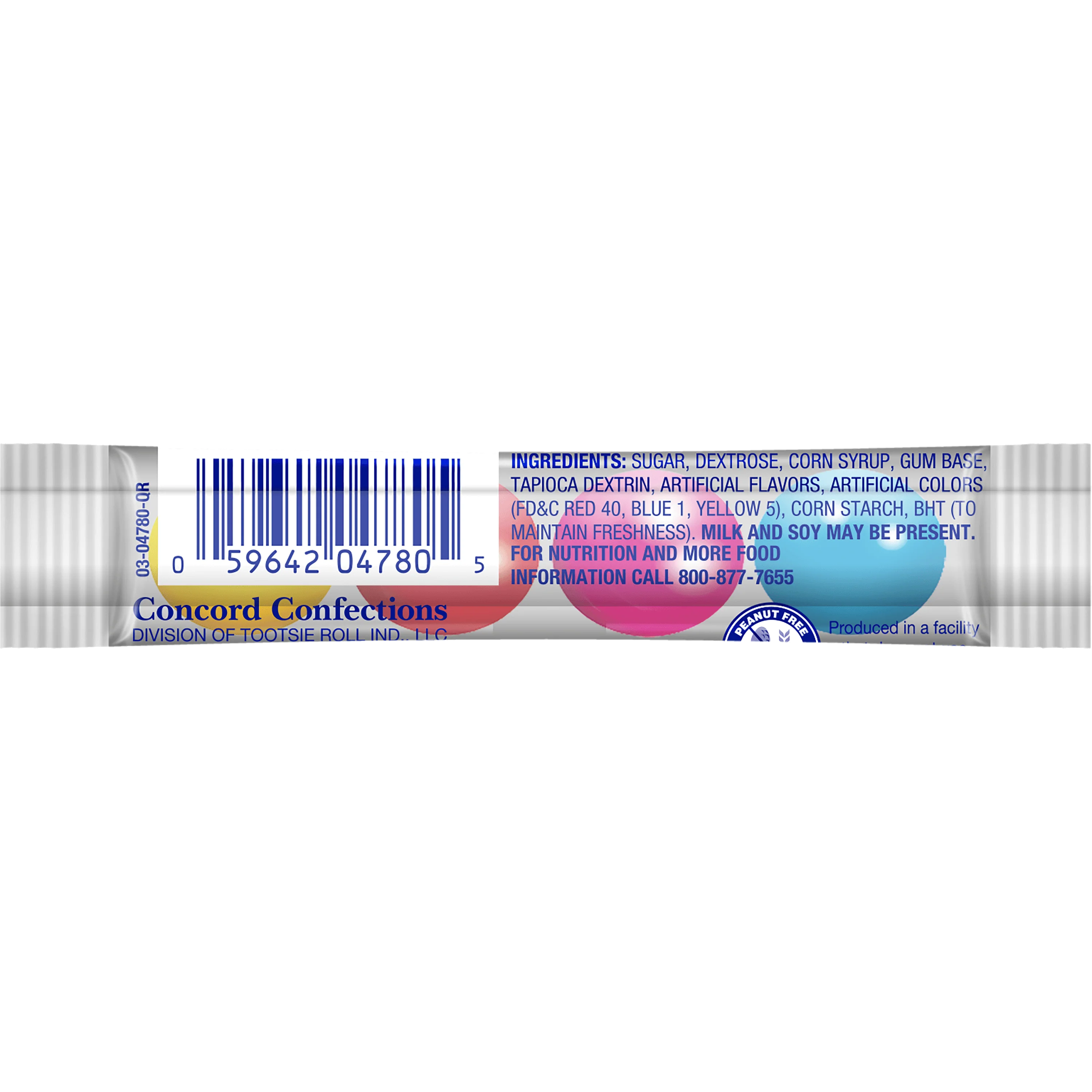 Dubble Bubble Assorted Cotton Candy Gum (0.64 oz \/ 4 ct. Tube)