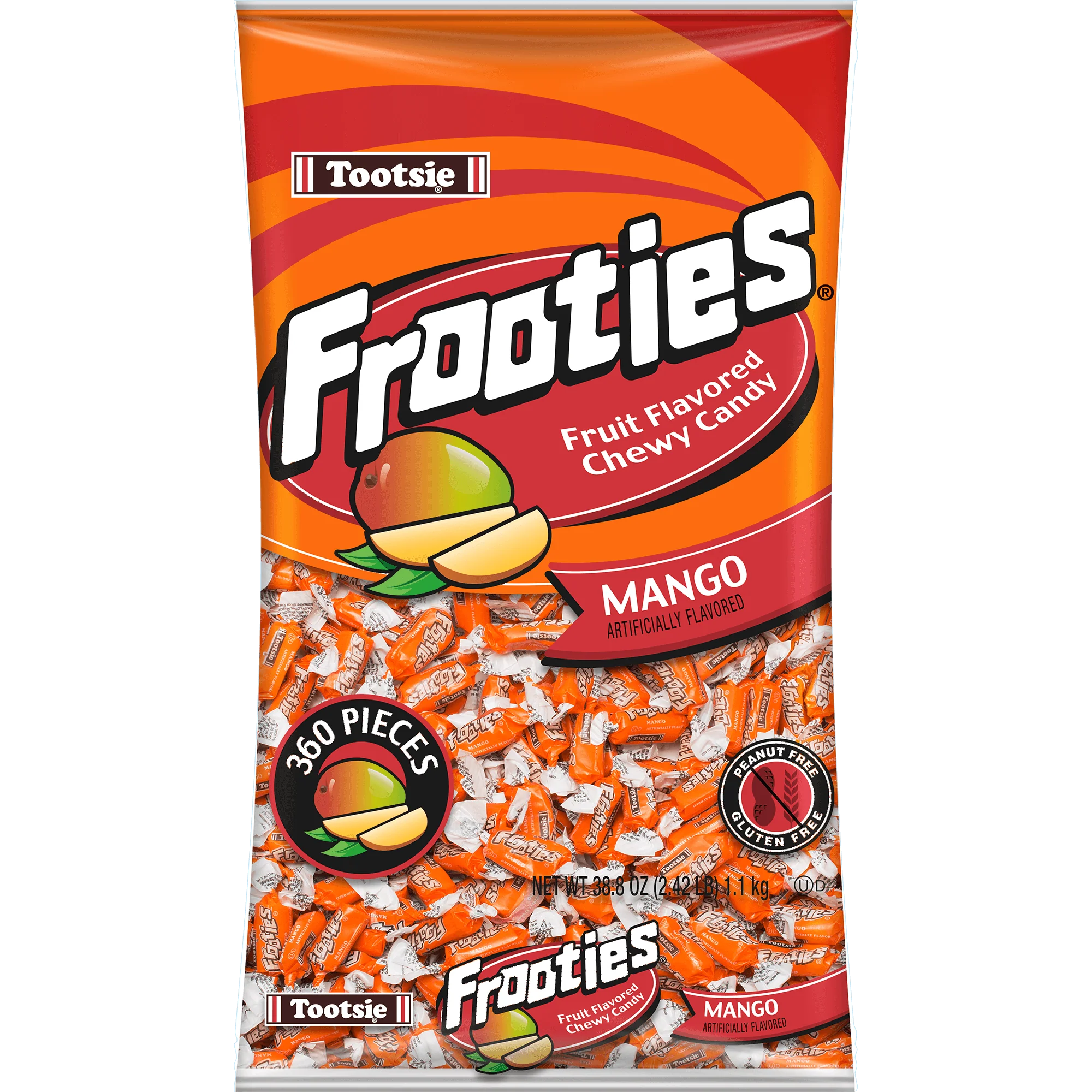 Frooties Mango Chewy Candy (360 ct. Bag)