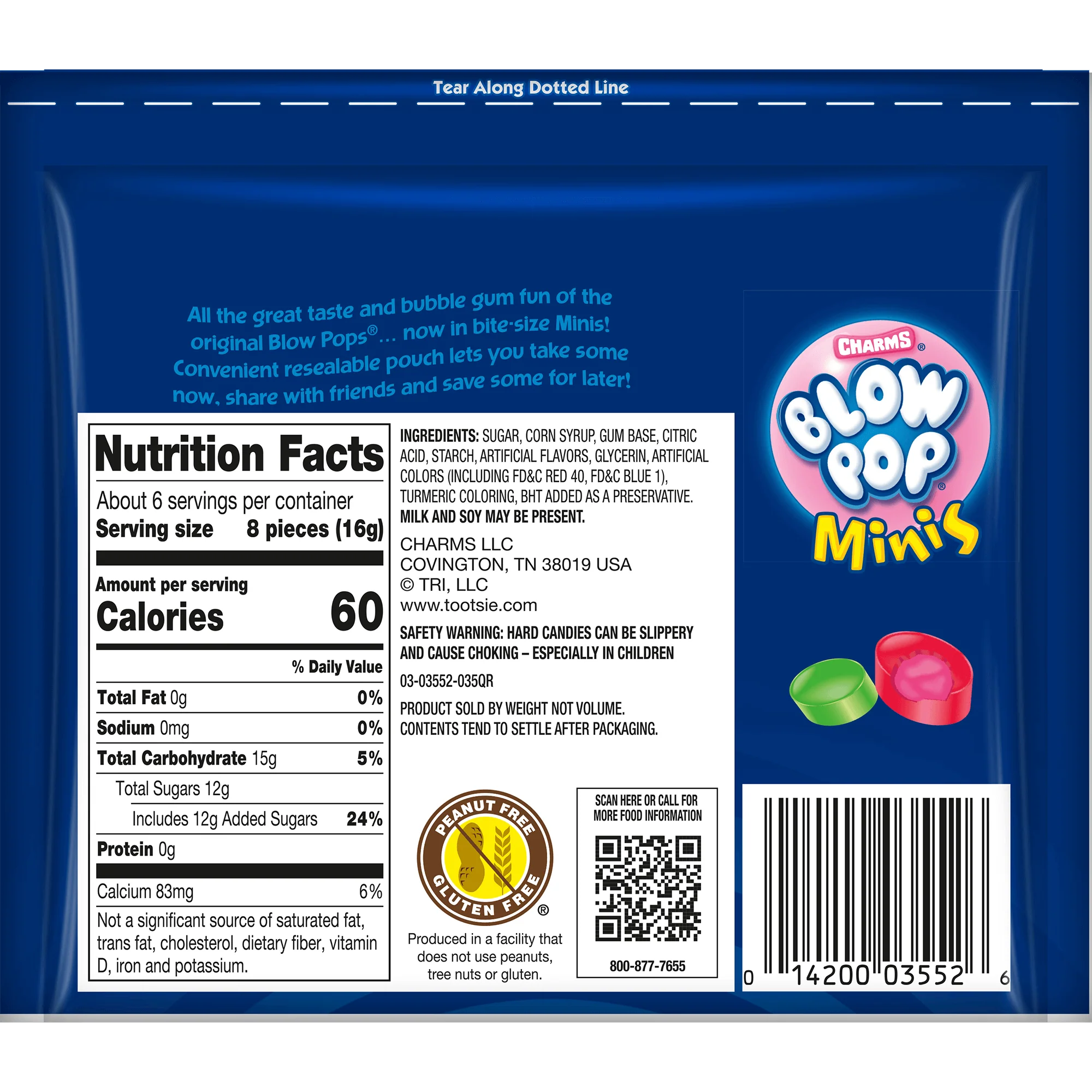 Charms Assorted Blow Pop Minis (3.5 oz. bag)