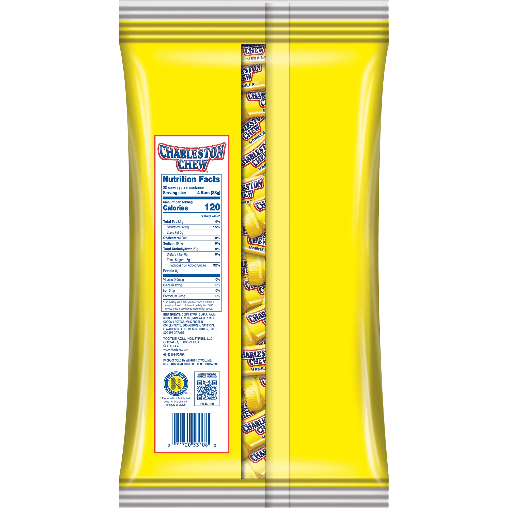 Charleston Chew Vanilla Fun Size (29.4 oz. \/ 120 ct. Bag)