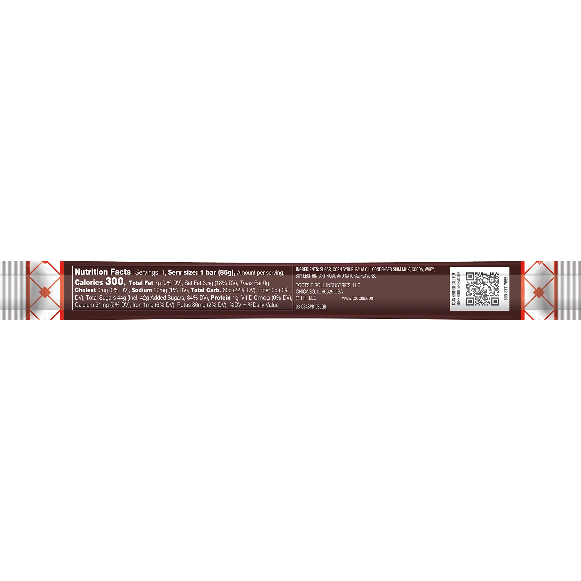 Tootsie Roll Nostalgic Giant Bar (3 oz. Bar)