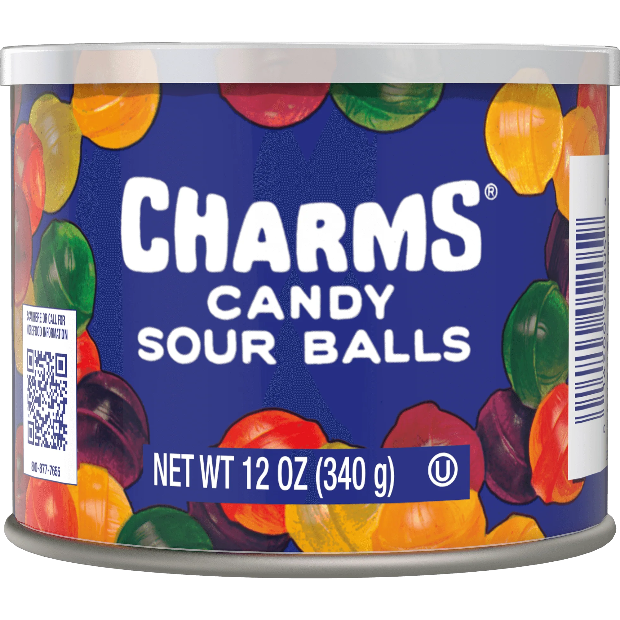 Charms Assorted Sour Balls (12 oz. Canister)
