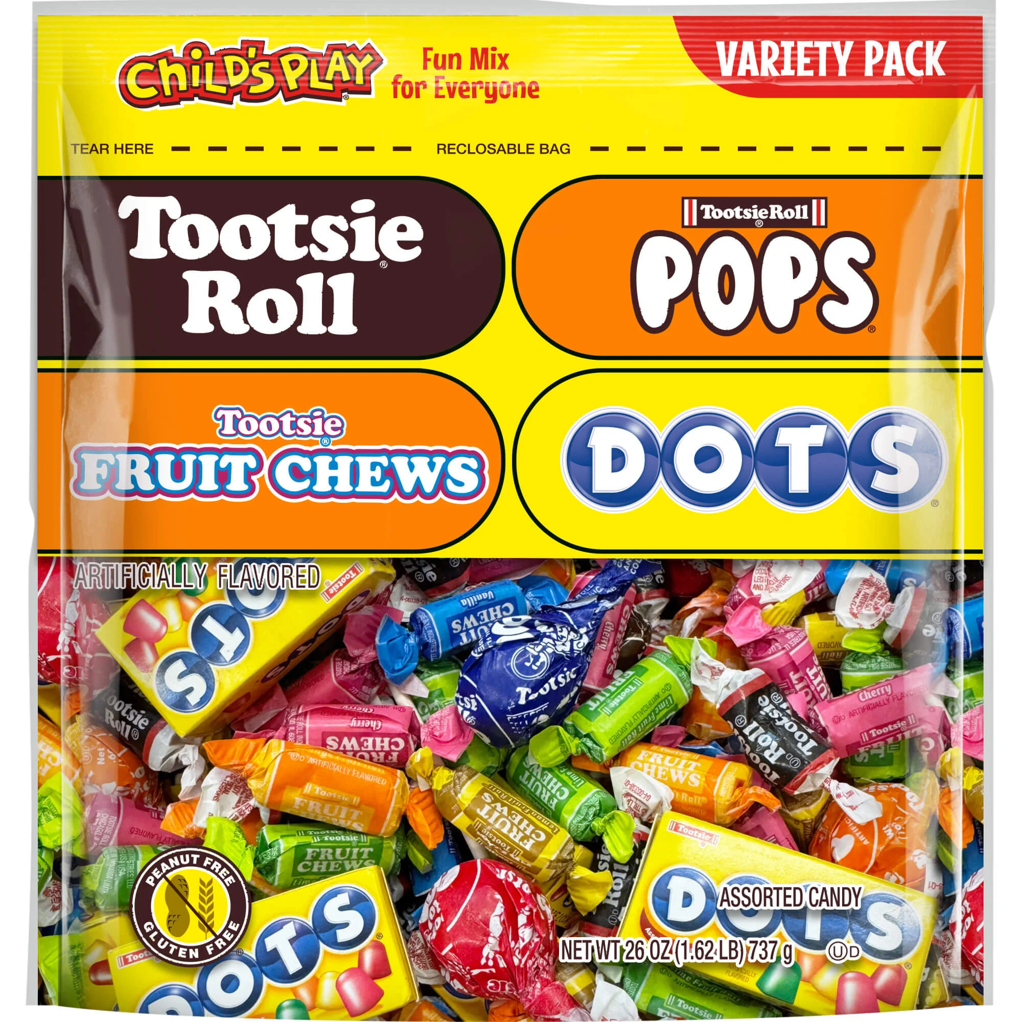 Tootsie Roll Assorted Child's Play (26 oz. Bag)