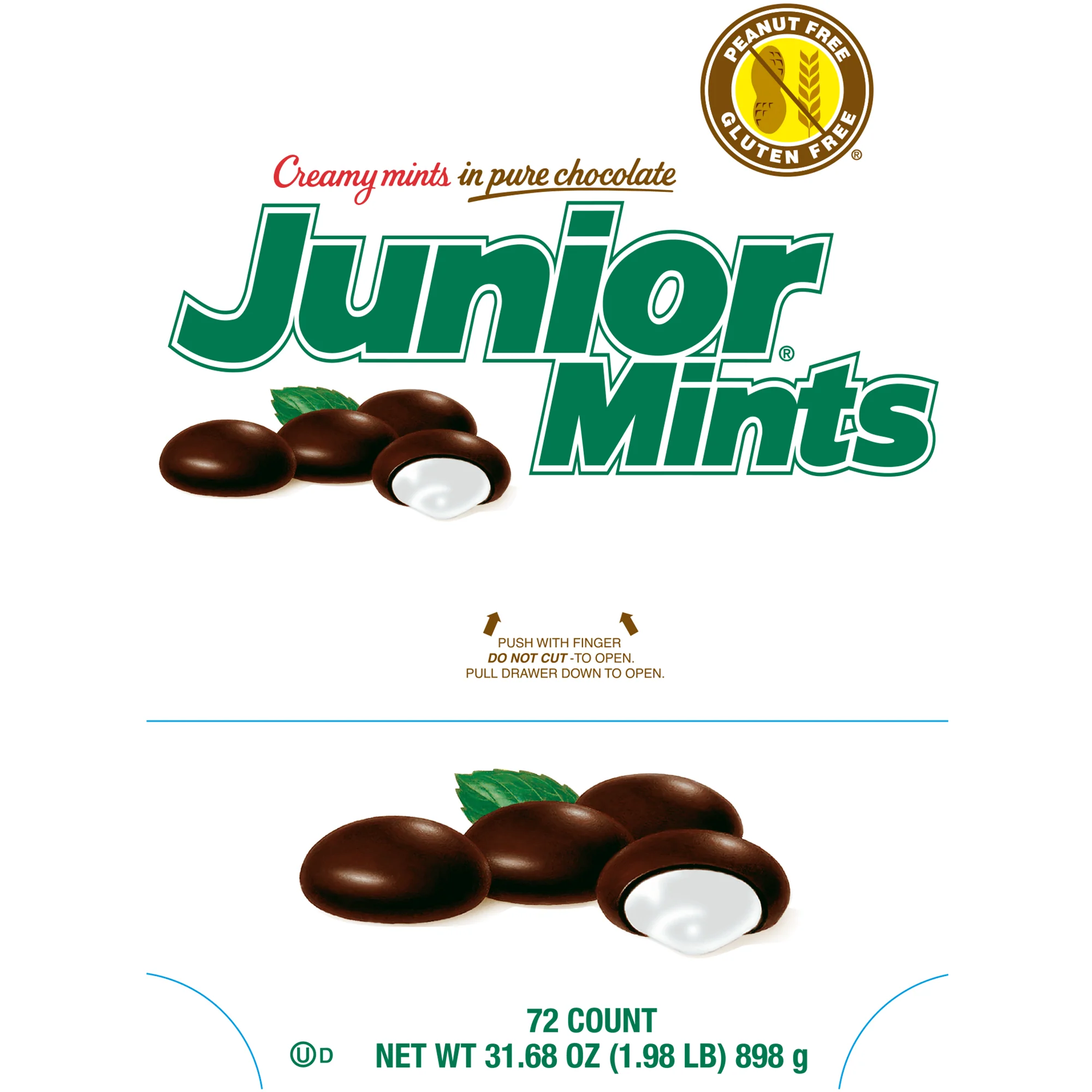 Junior Mints Fun Size (34.5 oz. \/ 72ct  Box)