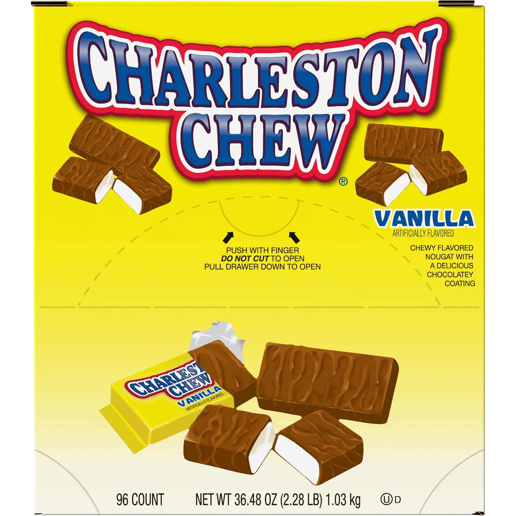 Charleston Chew Vanilla Fun Size (41.92 oz. \/ 96 ct. Box)