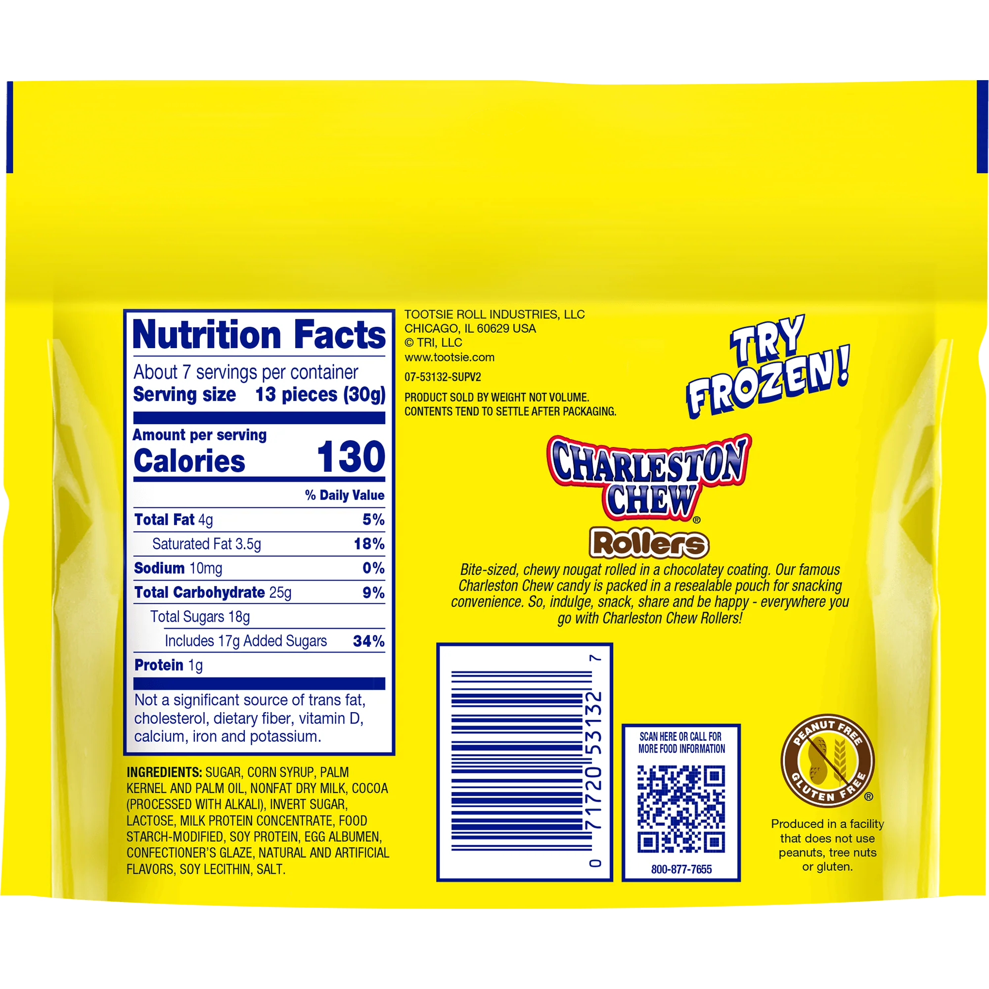 Charleston Chew Vanilla Rollers  (7.6 oz. Bag)