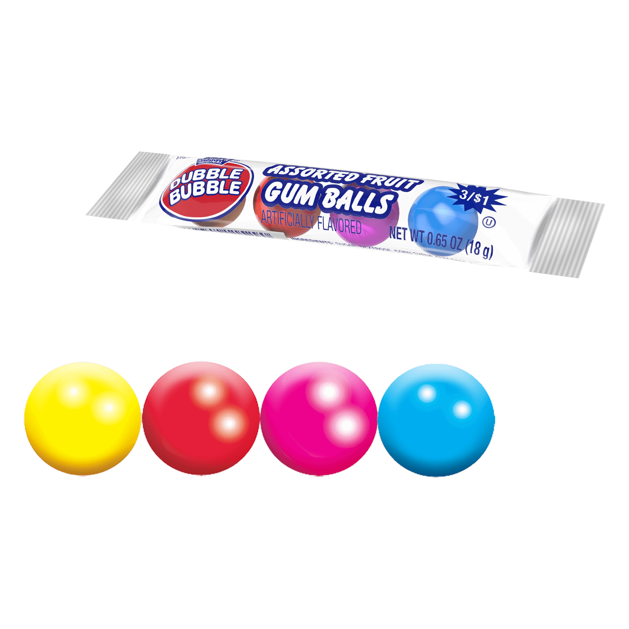 Dubble Bubble Tube (0.65 oz \/ 4 ct. Bag)