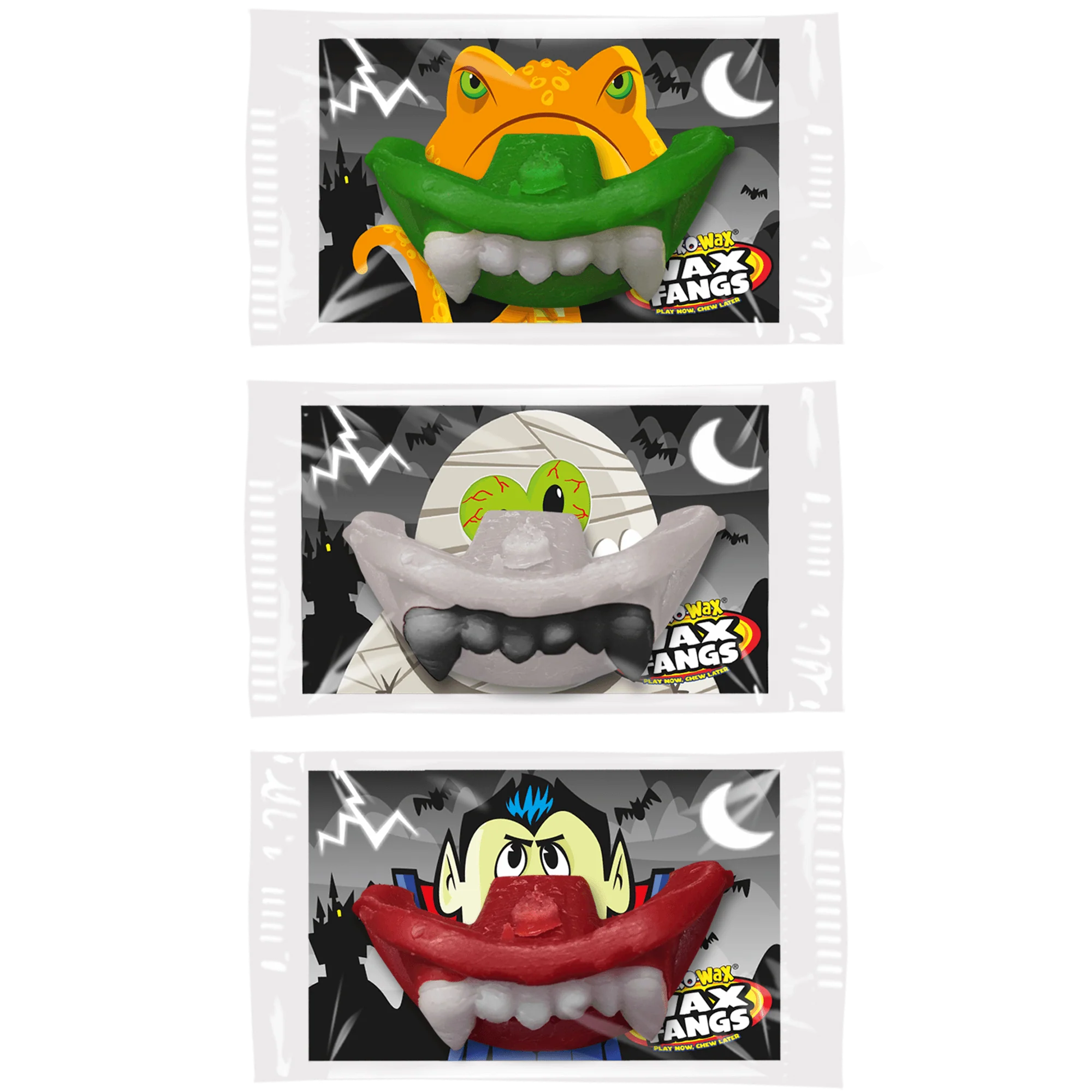 Wack-O-Wax Fangs Cherry Flavored (1 ct. Bag)