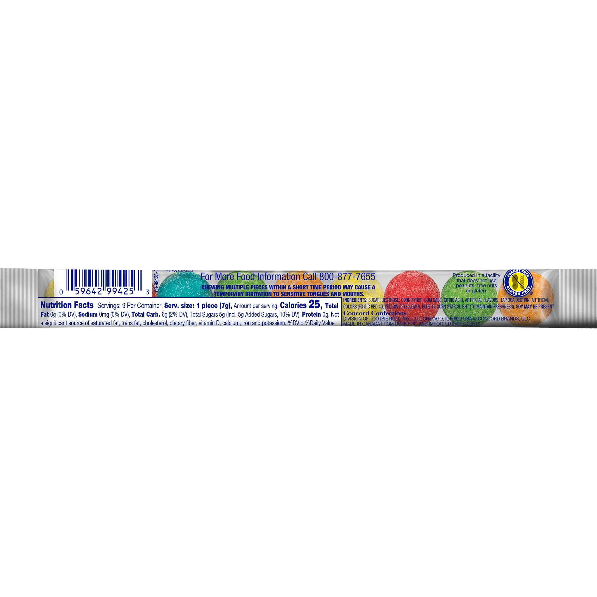 Cry Baby Nitro Assorted Sours (2.32 oz. \/ 9 ct. Tube)
