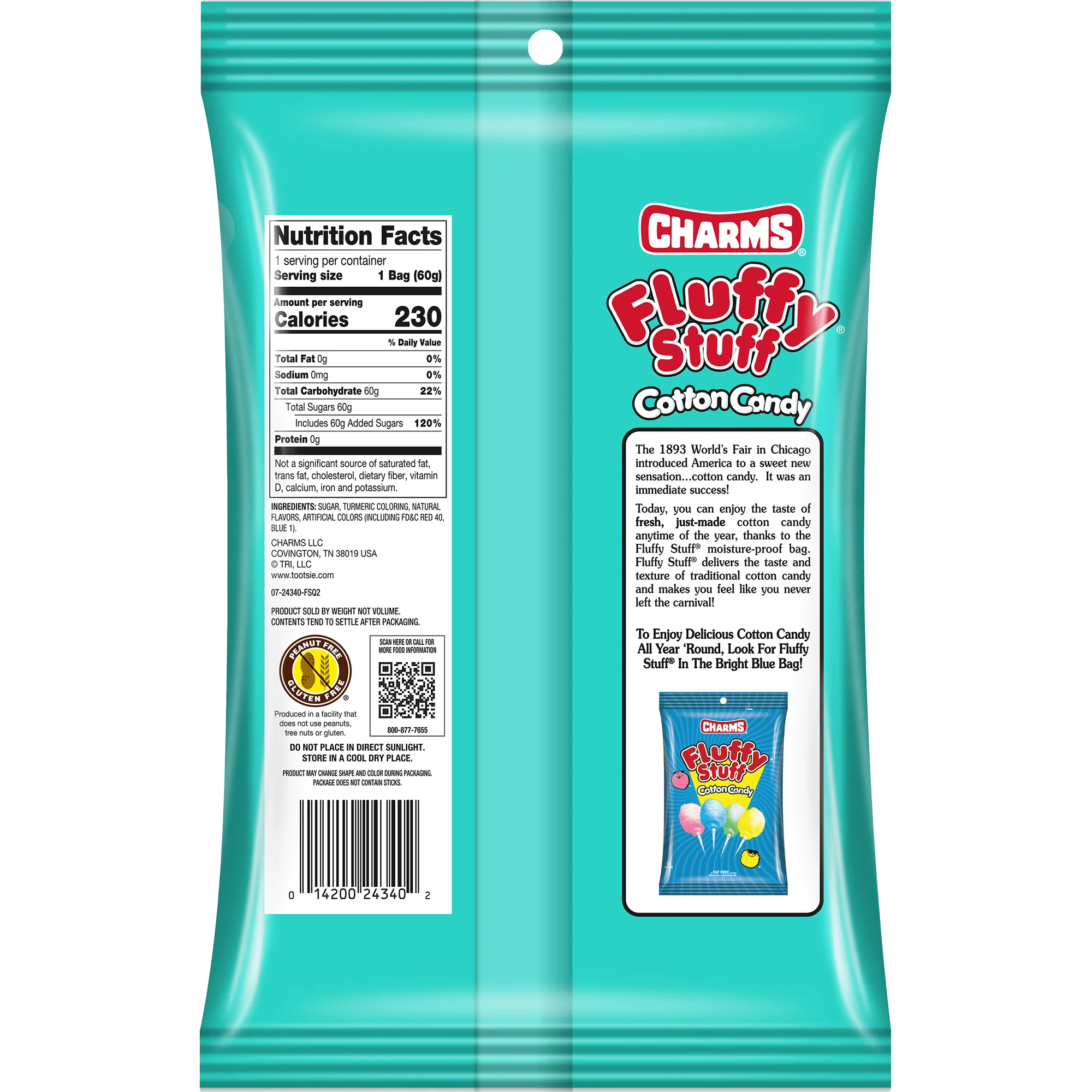 Fluffy Stuff Rainbow Sherbet (2.1 oz. Bag)