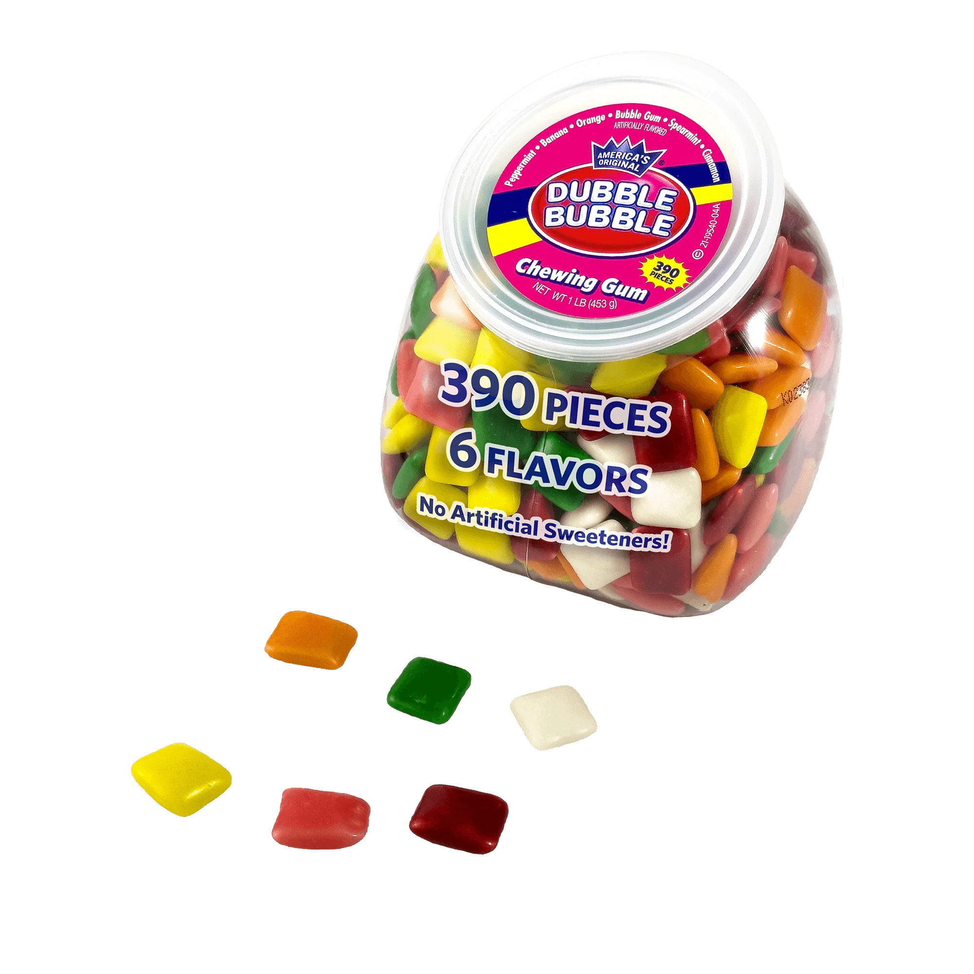 Dubble Bubble Office Pleasures Assorted Chewing Gum (16 oz. Jar)