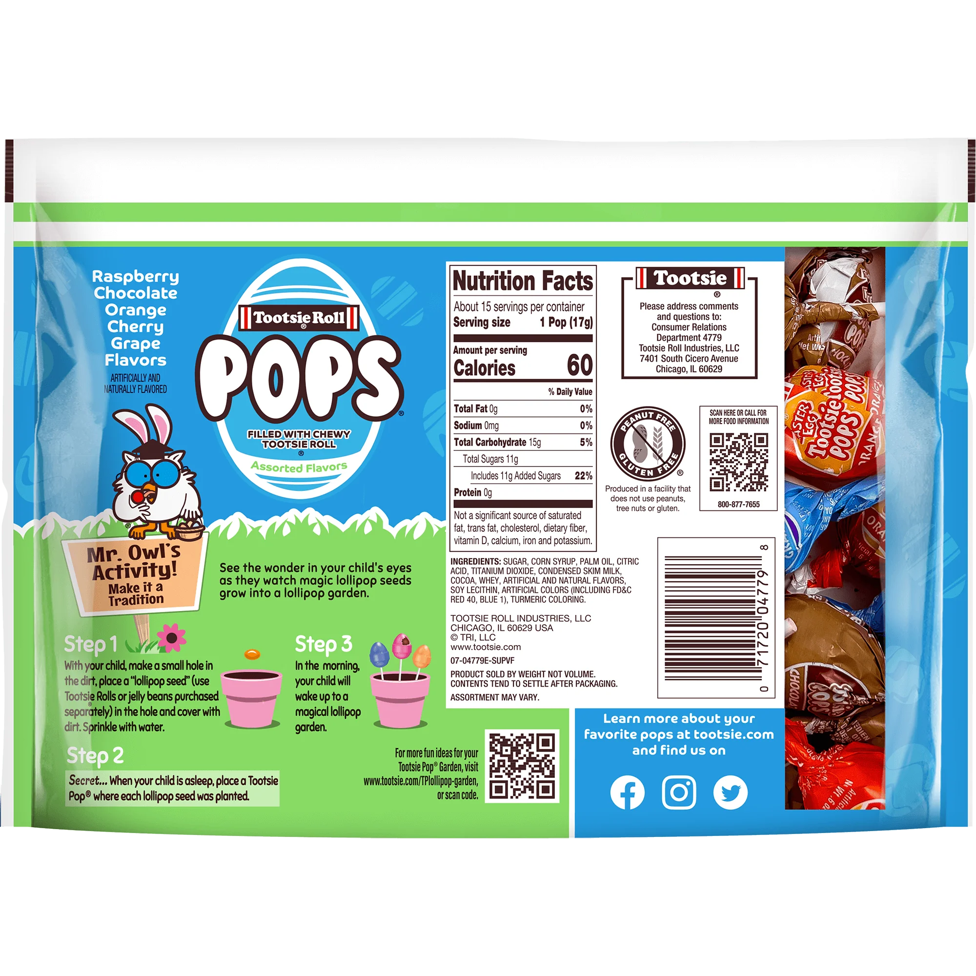 Tootsie Pops Assorted Easter Egg Pops (9 oz. Bag)