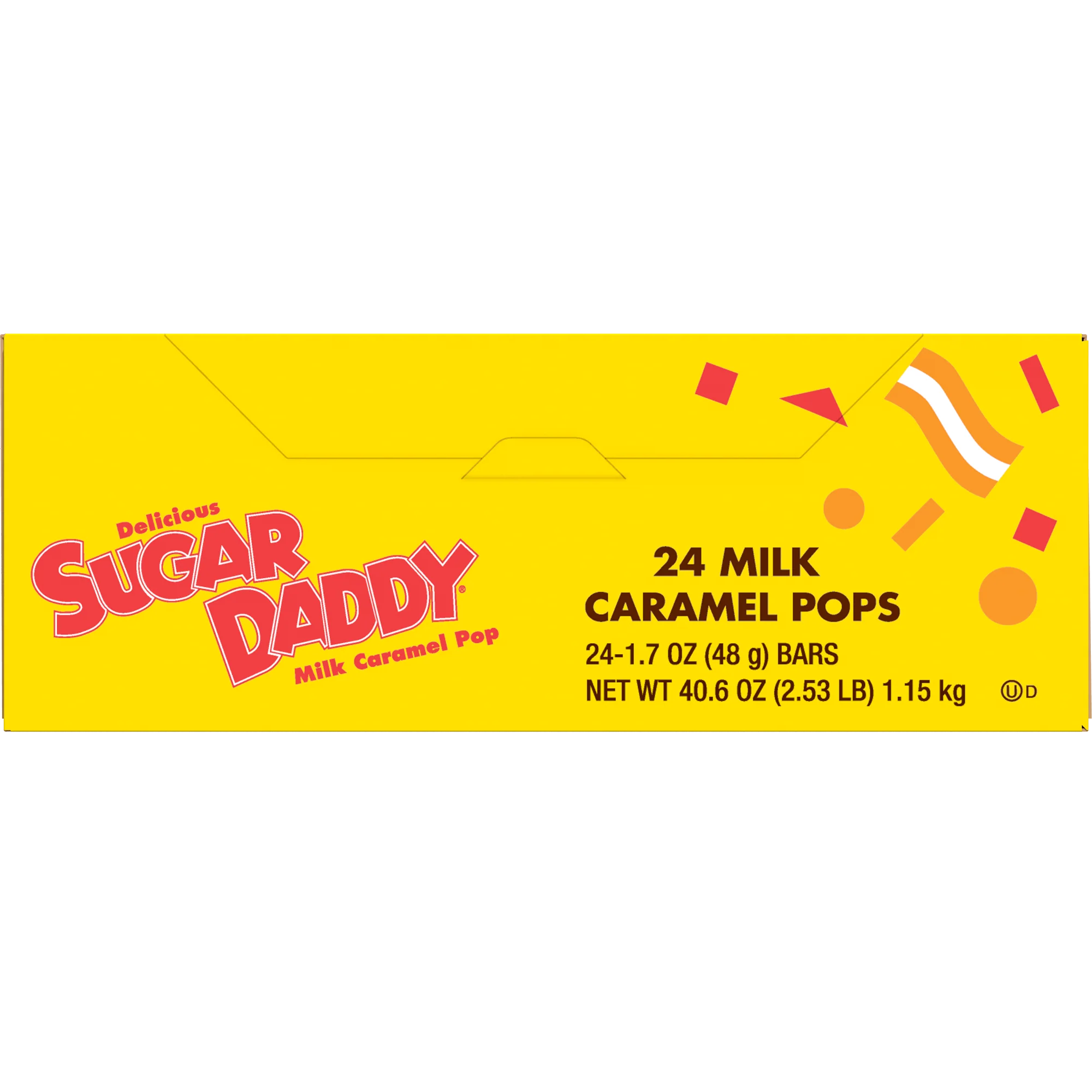 Sugar Daddy Milk Caramel Pops (40.8 oz. \/ 24 ct. Box)