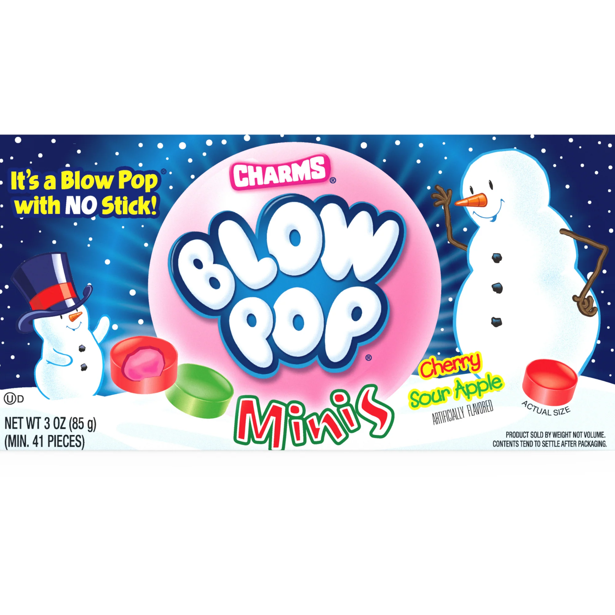 Blow Pop Minis Assorted Christmas Theater Box (12 ct. / 3 oz. each Box) 5 Blow Pop Minis Assorted Christmas Theater Box (12 ct. \/ 3 oz. each Box)