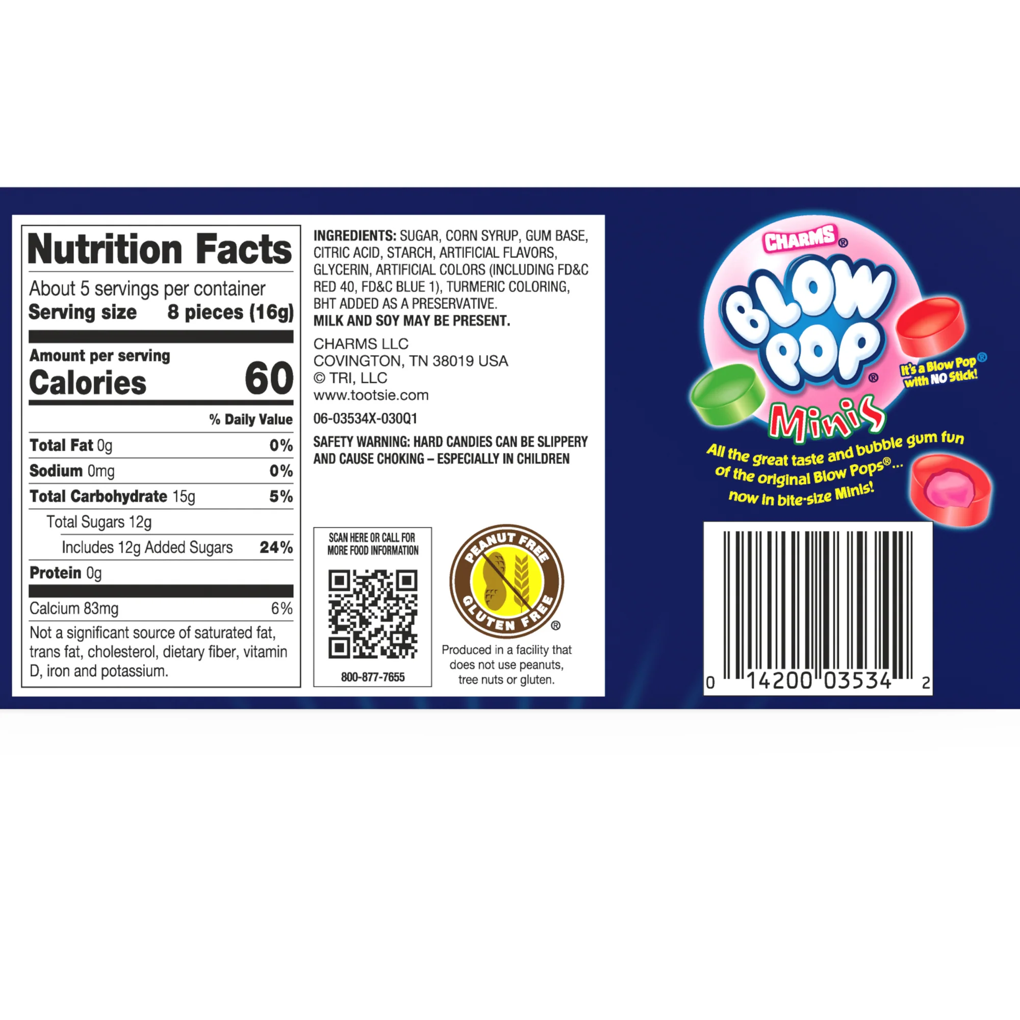 Blow Pop Minis Assorted Christmas Theater Box (12 ct. / 3 oz. each Box) 6 Blow Pop Minis Assorted Christmas Theater Box (12 ct. \/ 3 oz. each Box)