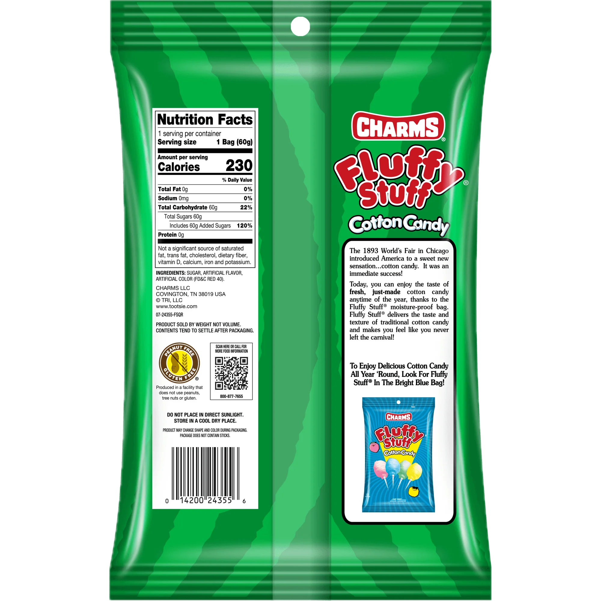 Fluffy Stuff Watermelon (2.1 oz. Bag)