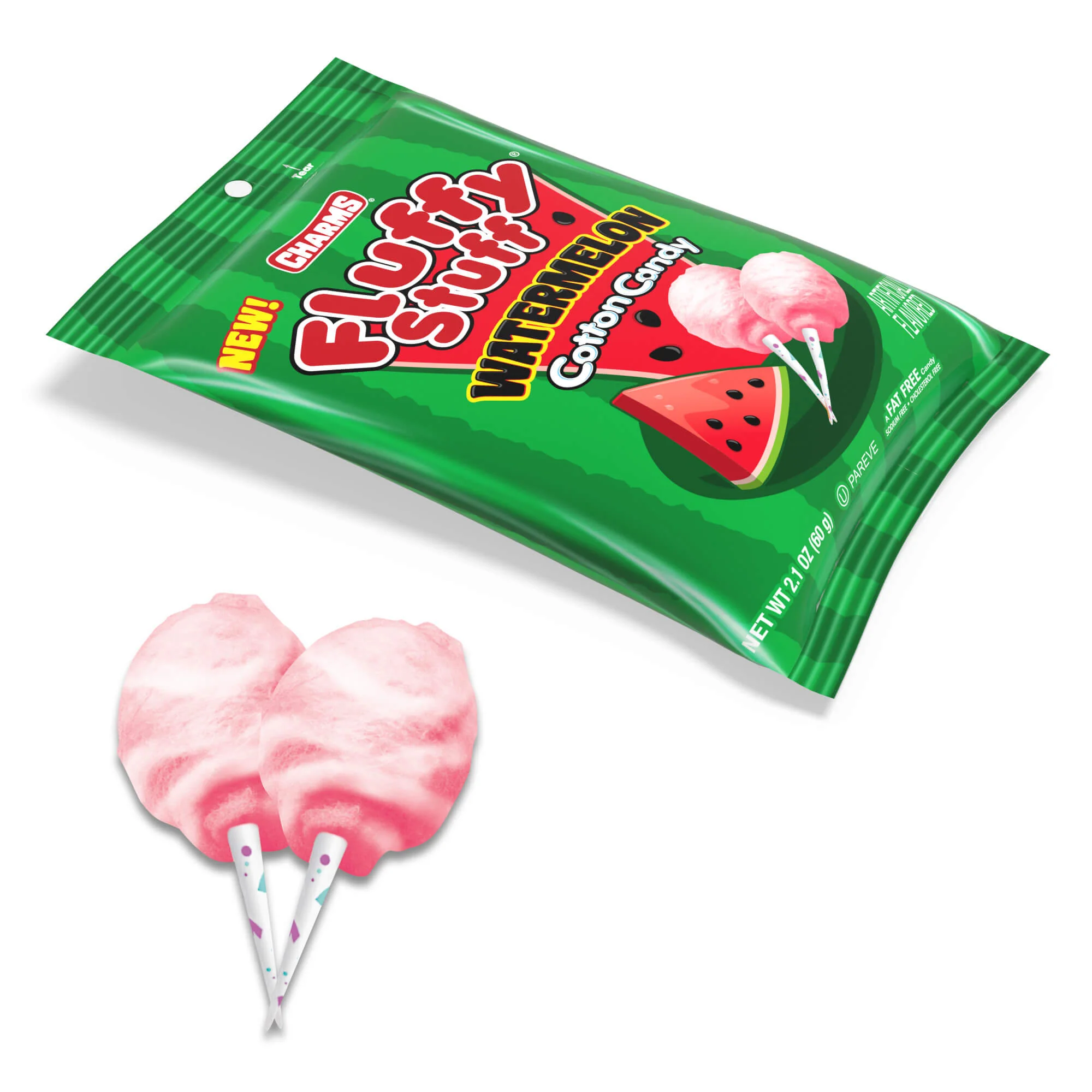 Fluffy Stuff Watermelon (2.1 oz. Bag)