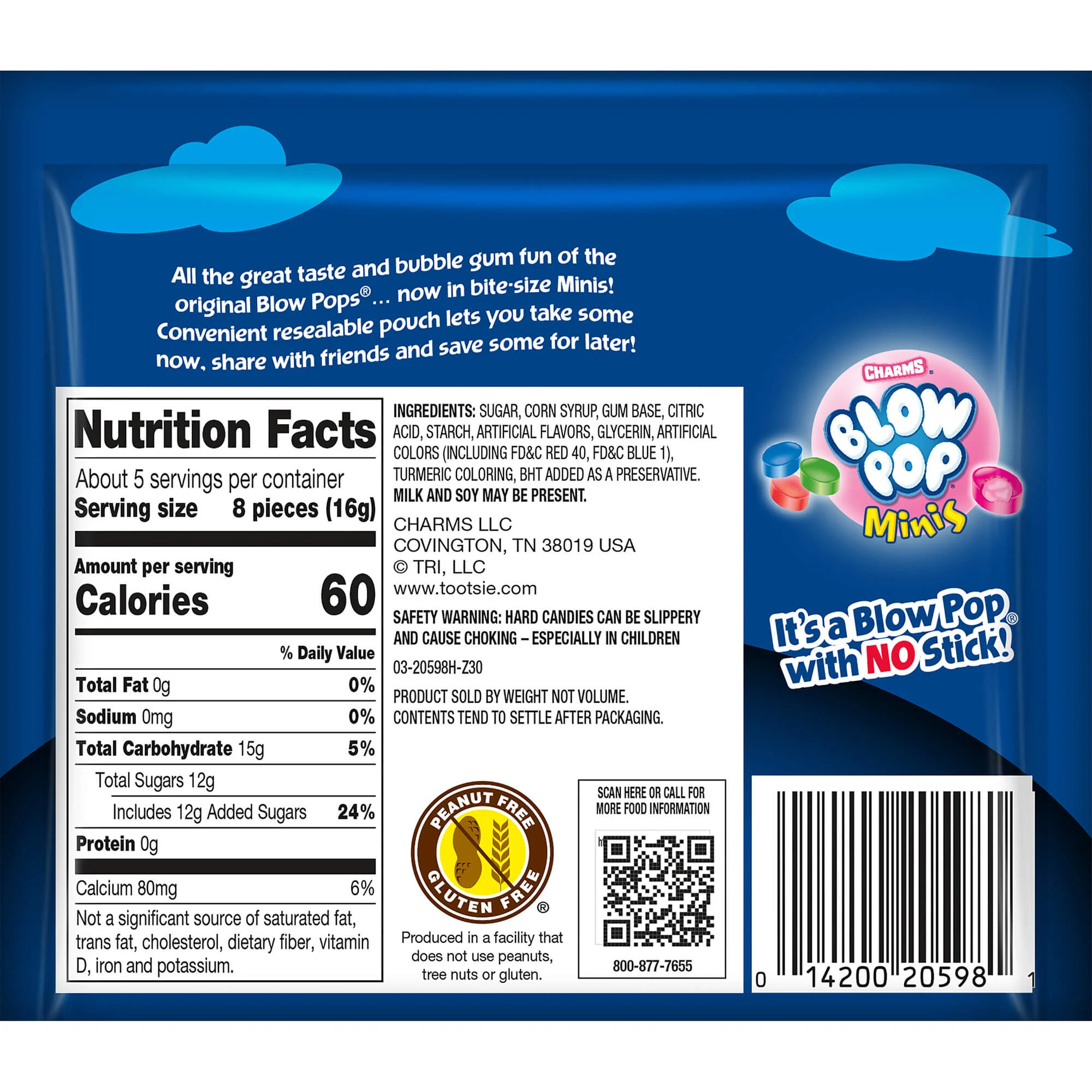 Charms Halloween Blow Pop Minis (3 oz. Bag)