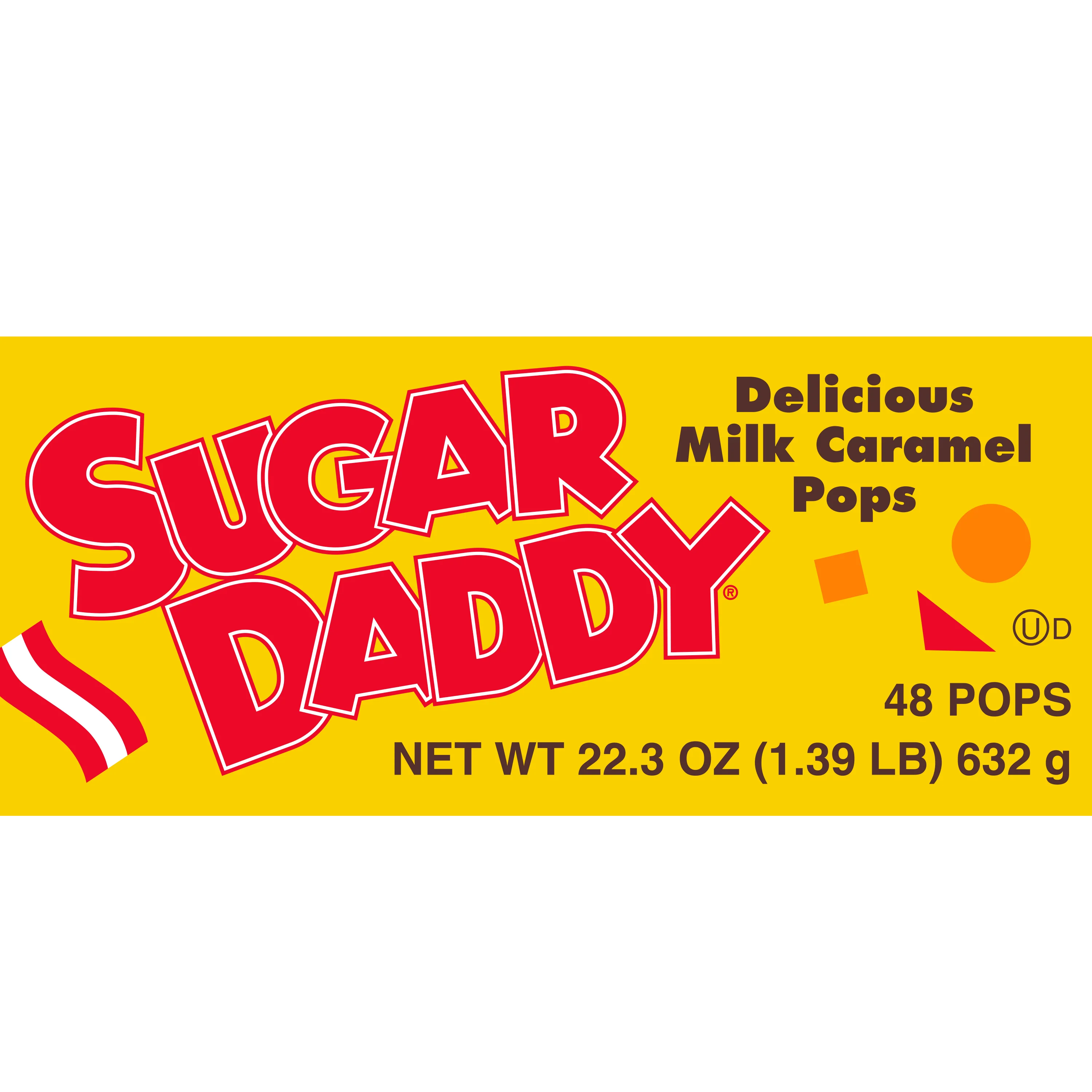 Sugar Daddy Milk Caramel Pops - Fun Size (22.3 oz. \/ 48 ct. Box)